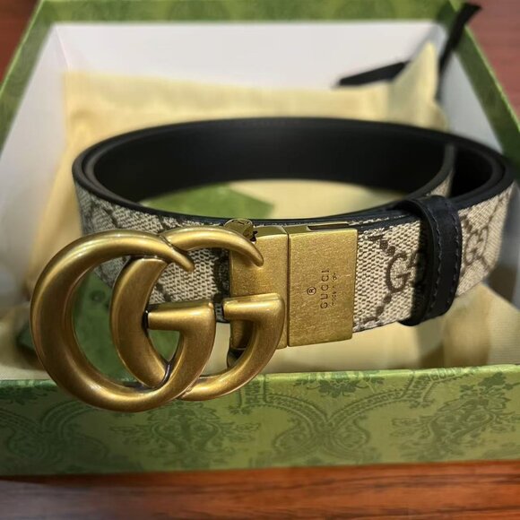 Gucci Accessories - Gucci Double G Reversible Belt Sz 95cm